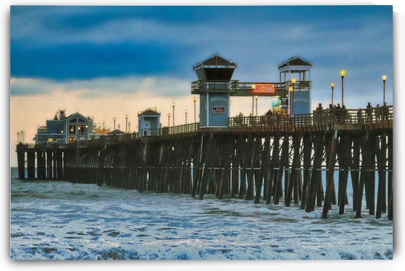 PIER TWILIGHT  by Charles Herchert