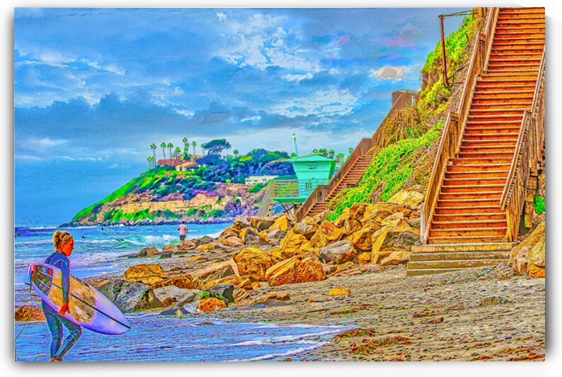 SURFER GIRL  by Charles Herchert