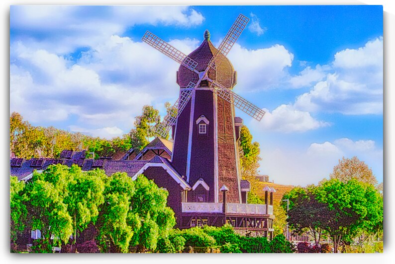 DANISH WINDMILL   by Charles Herchert