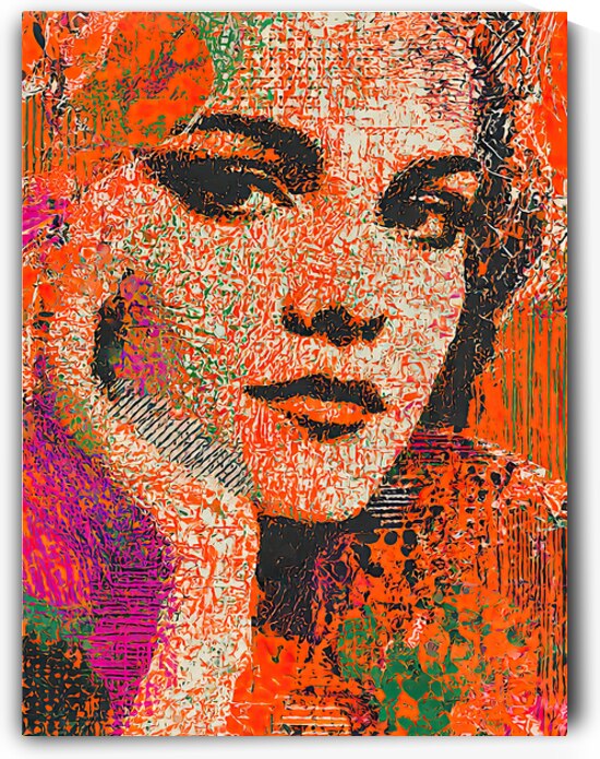 Retro Muse in Vivid Hues   GIA2501 0614 ILU by JordiCarrio