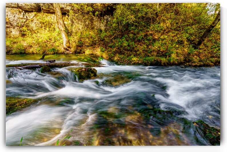 Rushing Waters Of Ozarks Greer Spring by Jennifer White
