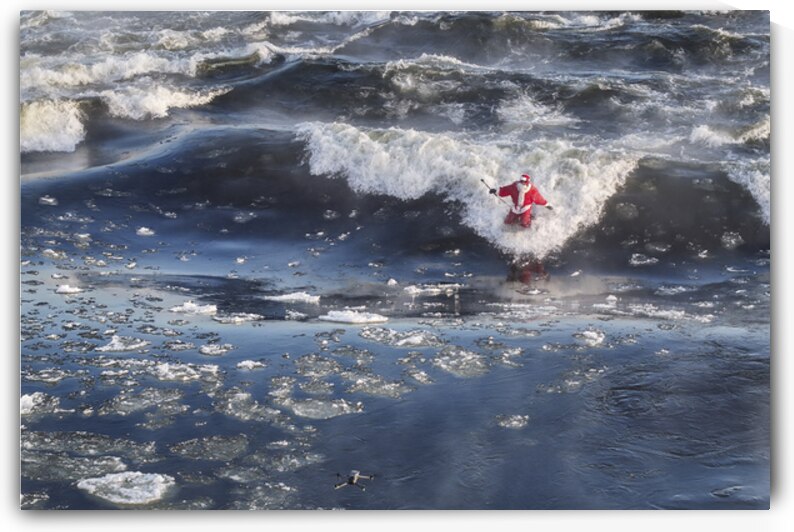 Winter surfer 1 by Bernard Brault