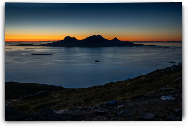 The island Landegode by Stig Arne Winnem