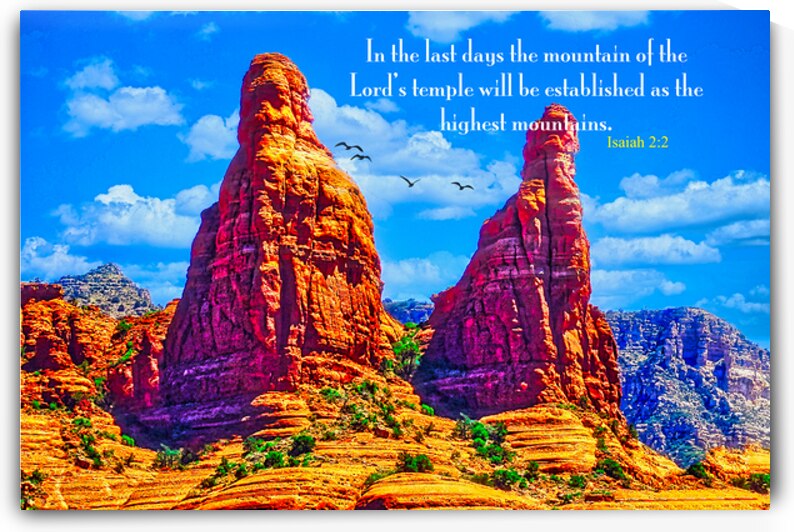 RED MOUNTAIN SPIRES  SCRIPTURE by Charles Herchert