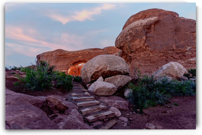 Pathway To Golden Glow Through South Window by Jennifer White