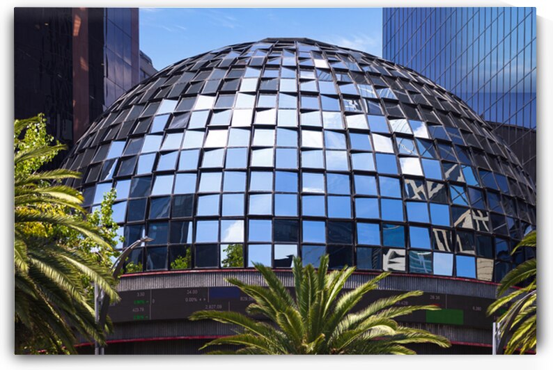 Mexico City stock exchange in Mexico located in financial center by Elijah Lovkoff