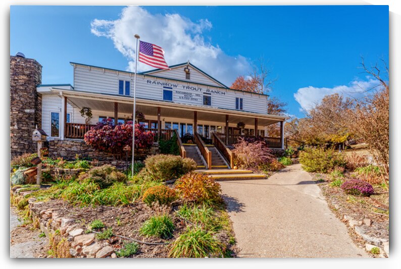 Rockbridge Rainbow Trout Ranch Building by Jennifer White