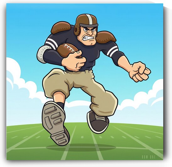 Early 1900s Penn State Football Cartoon Remix by Row One Brand