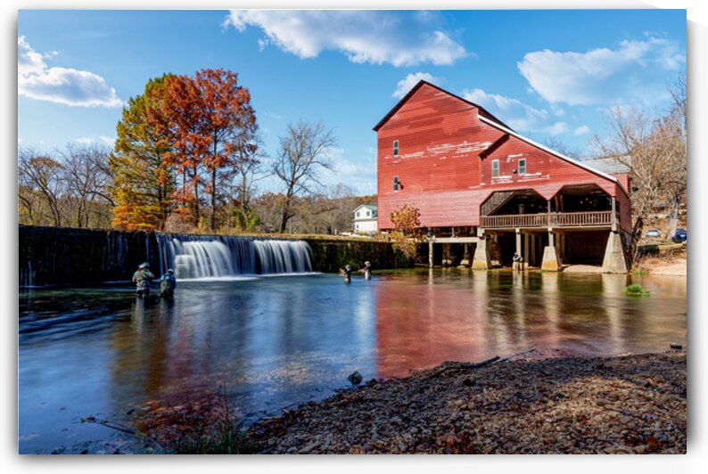 Fishing The Ozarks At Rockbridge by Jennifer White