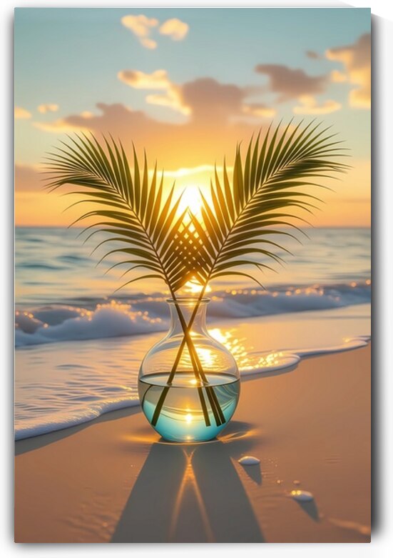 Sunset Reflections in Paradise up by Hassan mounir