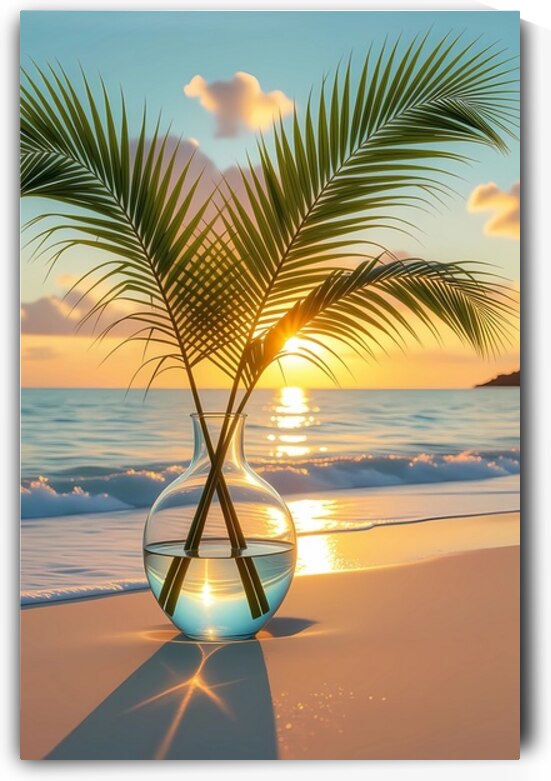 Tropical Sunset Reflections by Hassan mounir