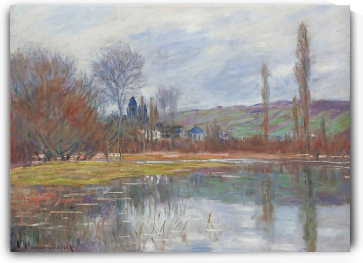 1881 Printemps A Vetheuil by Monet by Row One Brand