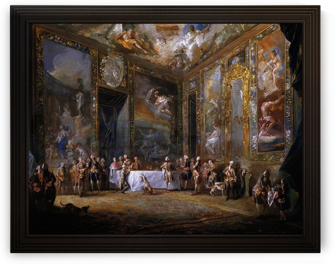 Charles III Dining Before The Court by Luis Paret y Alcazar by xzendor7