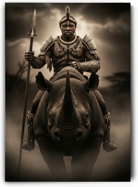 Legacy of the Horn and Spear by Sumer Paintings