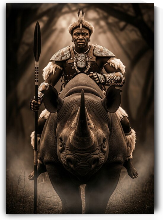 Legacy of the Horn and Spear I by Sumer Paintings