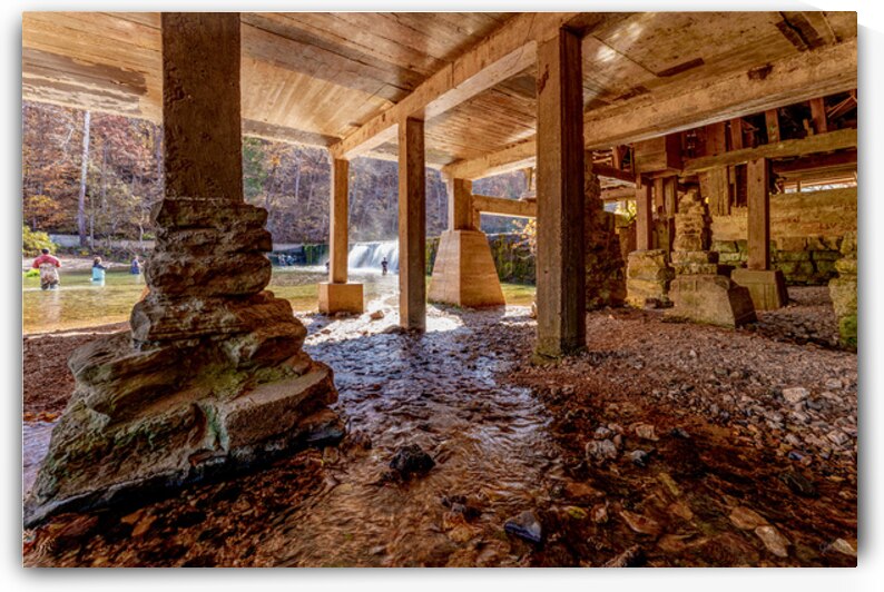 Underneath Rockbridge Mill by Jennifer White