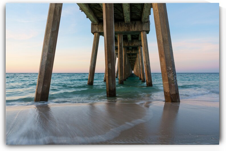 Dawn Blurred Waves At Pensacola Beach by Jennifer White