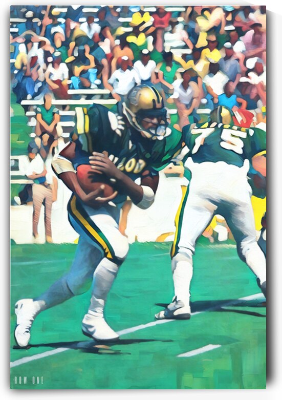 1982 Baylor Bears Football Art by Row One Brand