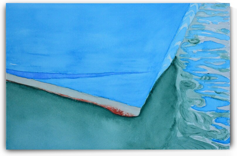 Boat and reflections by Lisa von Biela