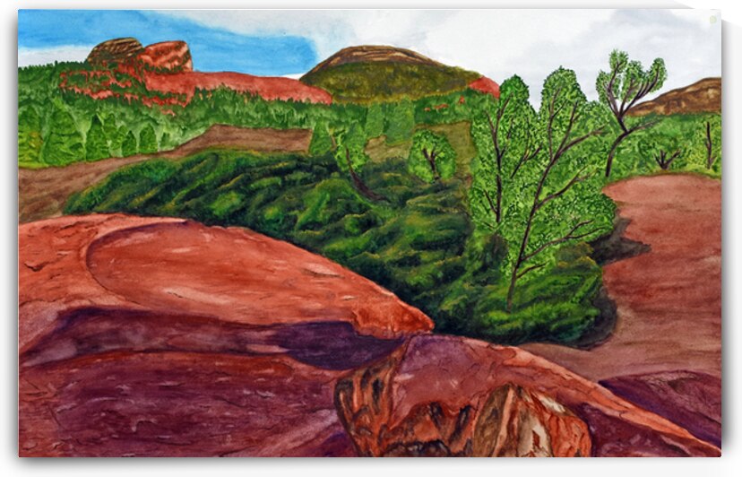 Sedona landscape by Lisa von Biela