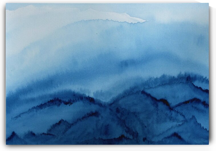 Misty Mountain Blue by Lisa von Biela