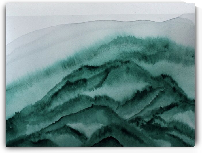 Misty Mountain Green by Lisa von Biela