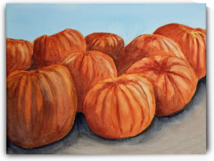 Fall pumpkins by Lisa von Biela