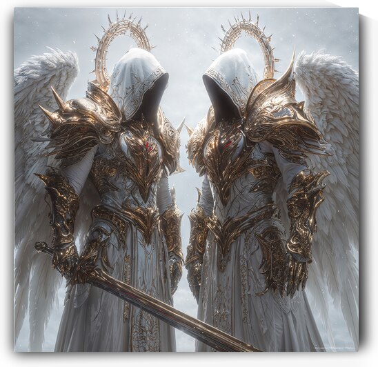 Angel warrior brothers by Infinite Wall Art