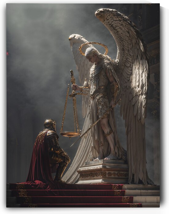 Weigh my deeds by Infinite Wall Art