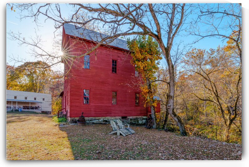 Seating Beside Topaz Mill by Jennifer White