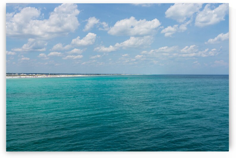 Emerald Waters From Navarre Beach Pier by Jennifer White