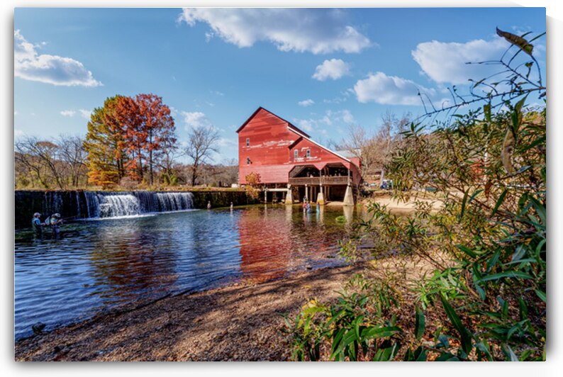 Framed By Nature Rockbridge Mill by Jennifer White
