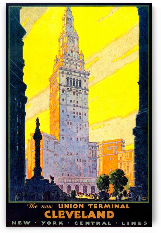 Vintage Travel - Cleveland by Culturio