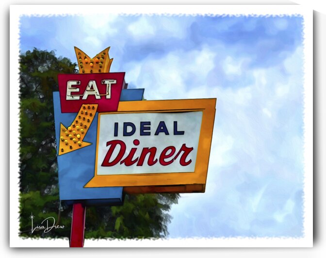 Ideal Diner Minneapolis - by Lisa Drew by Lisa Drew