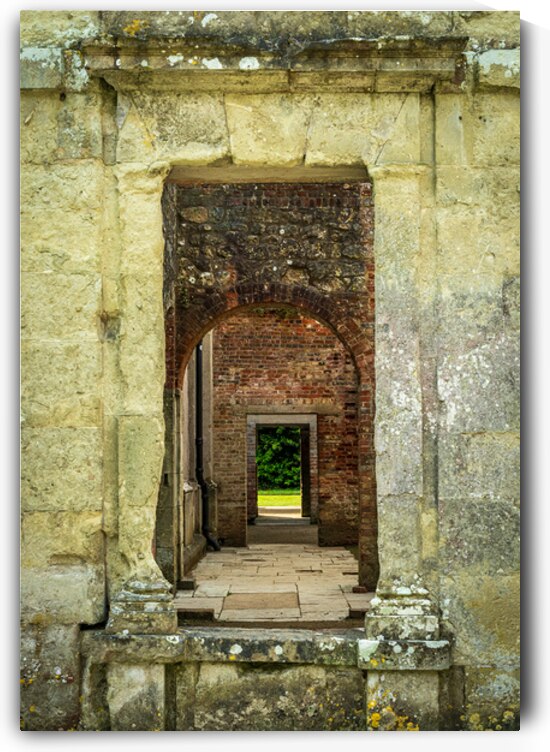 Interior doors and corridors of Appuldurcombe Hall Wroxall on I by Steve Heap