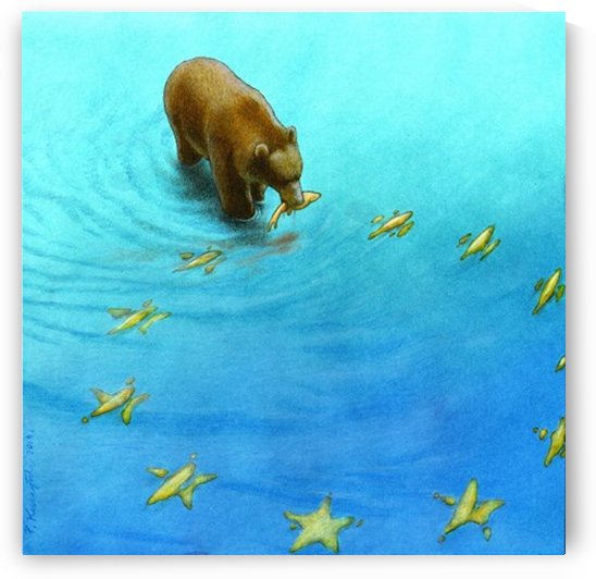 gold fishes by Pawel Kuczynski