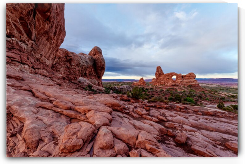 Turret Arch Awakens With The Desert Sky by Jennifer White