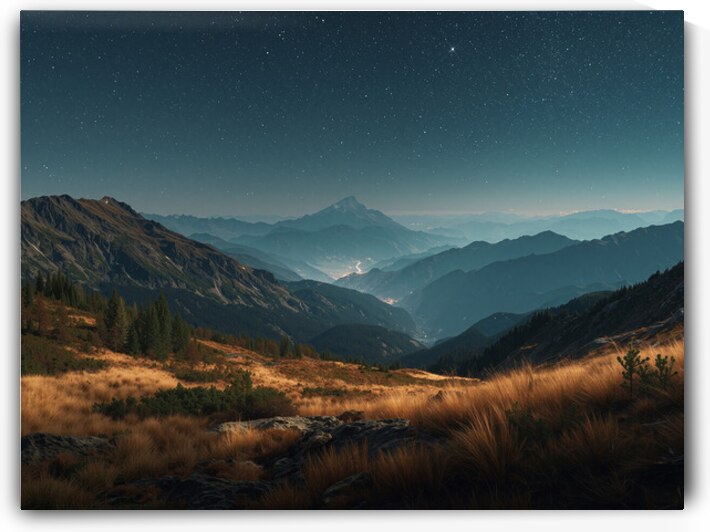 mountains night 2 by Infinite Wall Art