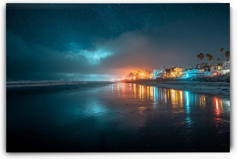 oceanside night 2 by Infinite Wall Art