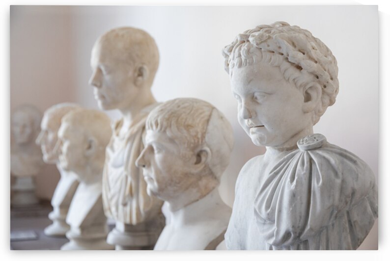 Roman Portrait Busts in the Farnese Collection at Naples Archaeo by Paolo Modena