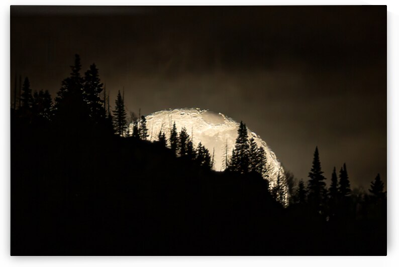 Rocky Mountain Moon 0C5A0412  by Touch Of Frank Photography