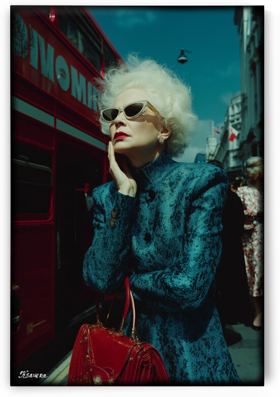 Lady in London FA 25 2x3  8 by Ksavera ART