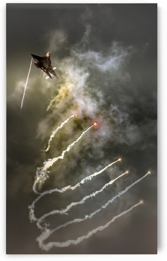 2025 Oceana F-22 Flare Drop by Norma Brandsberg Photography