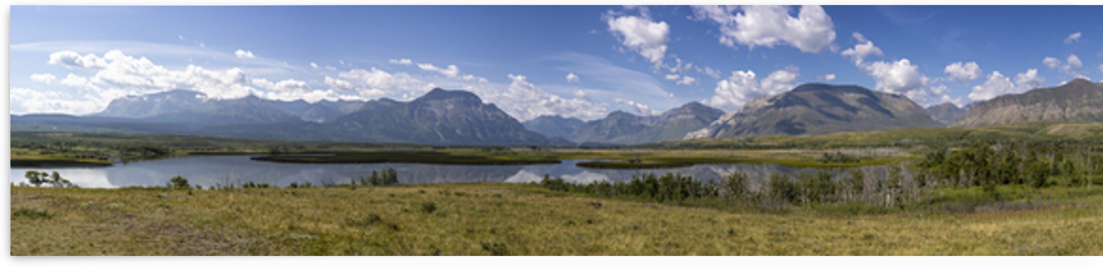 At the Base of the Rockies - Panorama by Marc Gilbert Photography
