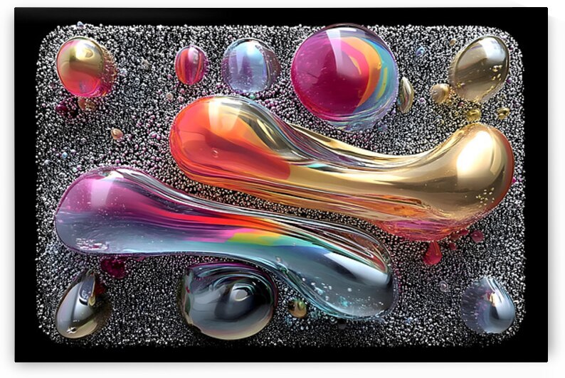 Space Jelly – Cosmic Surrealism Art Print by Savage Art Prints