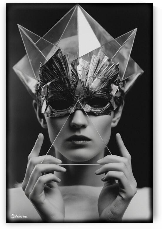 Futuristic portrait FA 25 2x3  93 by Ksavera ART