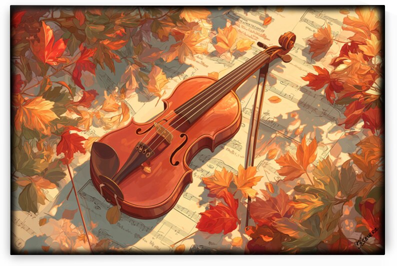 Violin FA 25 2x3  87 by Ksavera ART