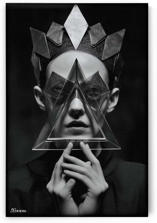 Futuristic portrait FA 25 2x3  91 by Ksavera ART