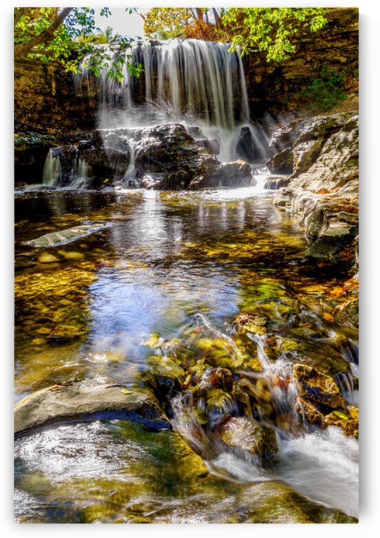 Cascade Below Windsor Lake Dam by Jennifer White
