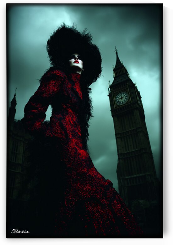 Lady in London FA 25 2x3  125 by Ksavera ART